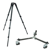 Manfrotto 536 tripod + Manfrotto 114 dolly